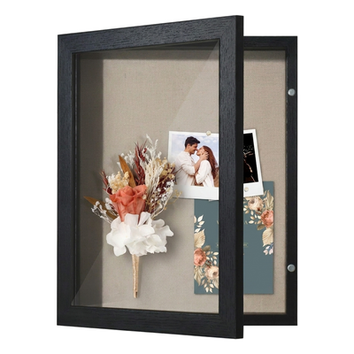 Silhouette Unmatted Keepsake Shadow Box — 8.5x11 / Black