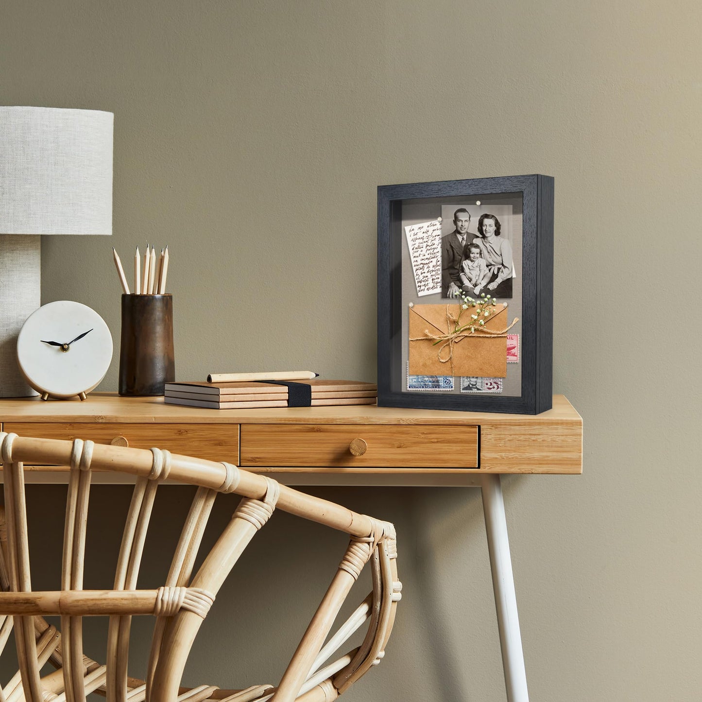 Shadow Box Keepsake Frame | Silhouette Collection | Deep Display | Modern Decor