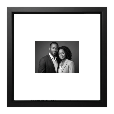 Fusion Float Picture Frame — 20x20 / Black