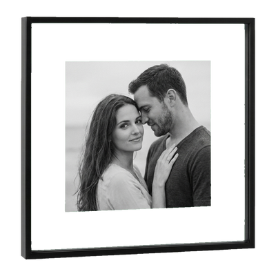 Fusion Float Picture Frame — 24x24 / Black