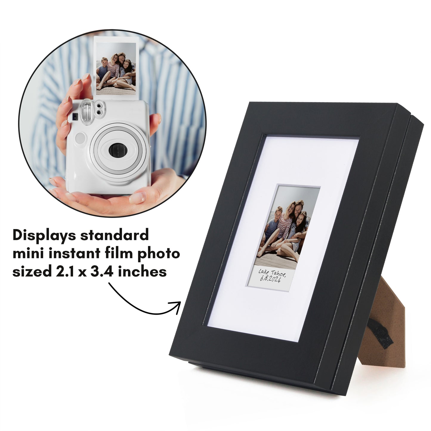 Black | Storage Photo Frame | Quick-Change Front-Loading – Americanflat
