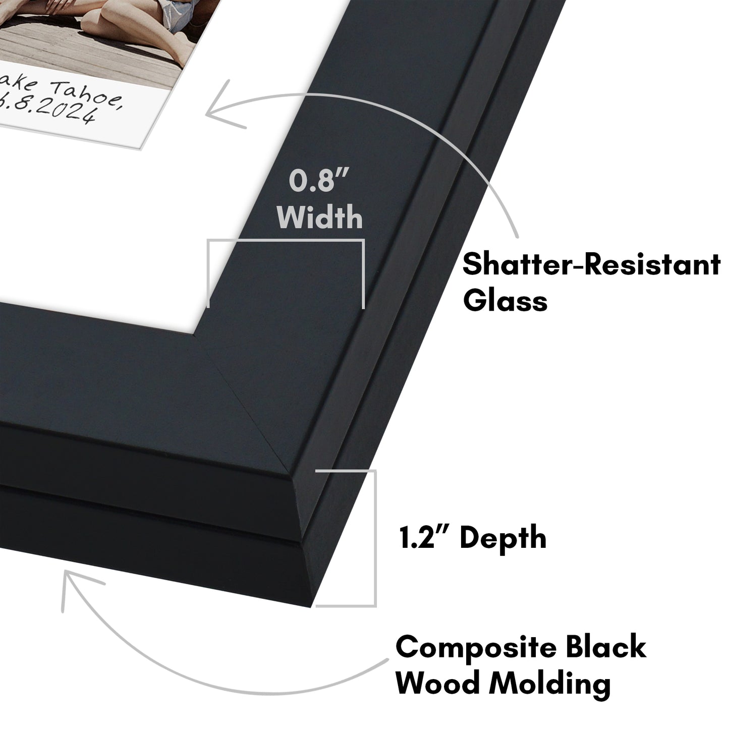 Black | Storage Photo Frame | Quick-Change Front-Loading – Americanflat