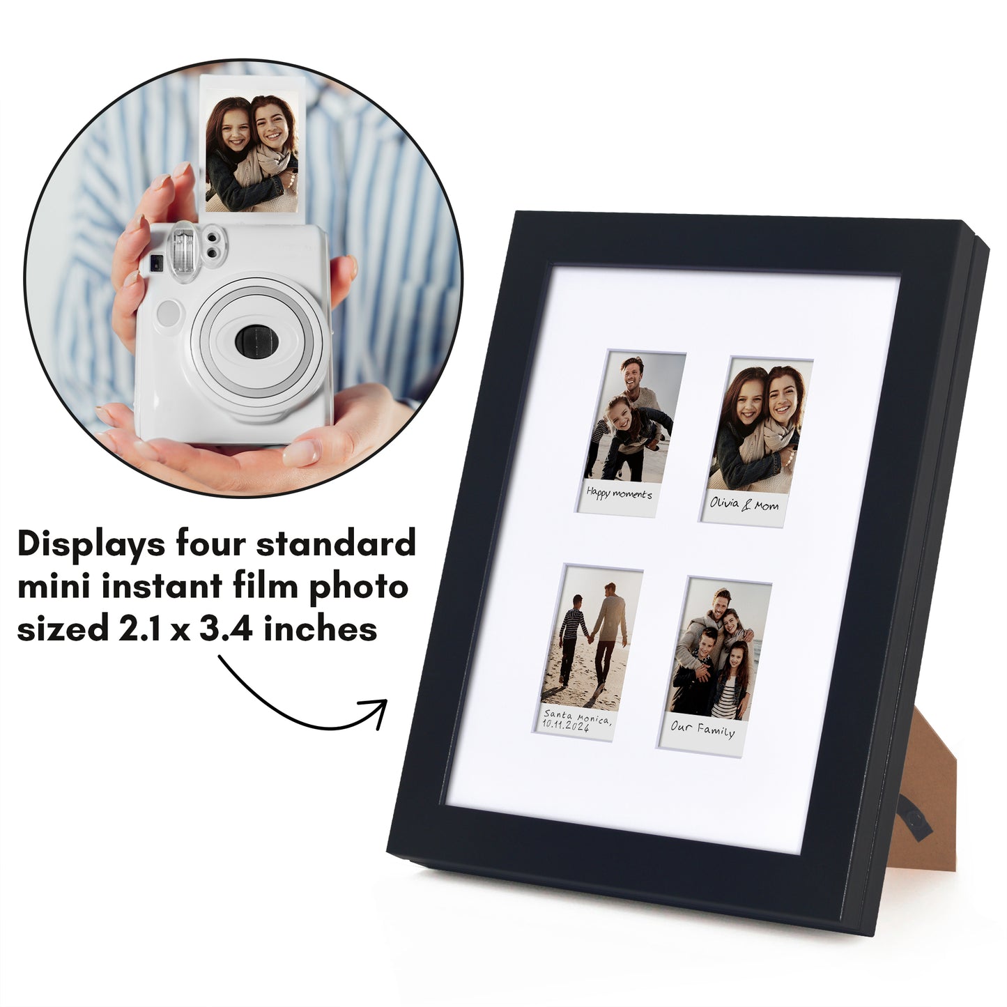 Black | Storage Photo Frame | Quick-Change Front-Loading – Americanflat