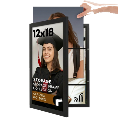 Storage Frame — 12x18 / Black / Unmatted