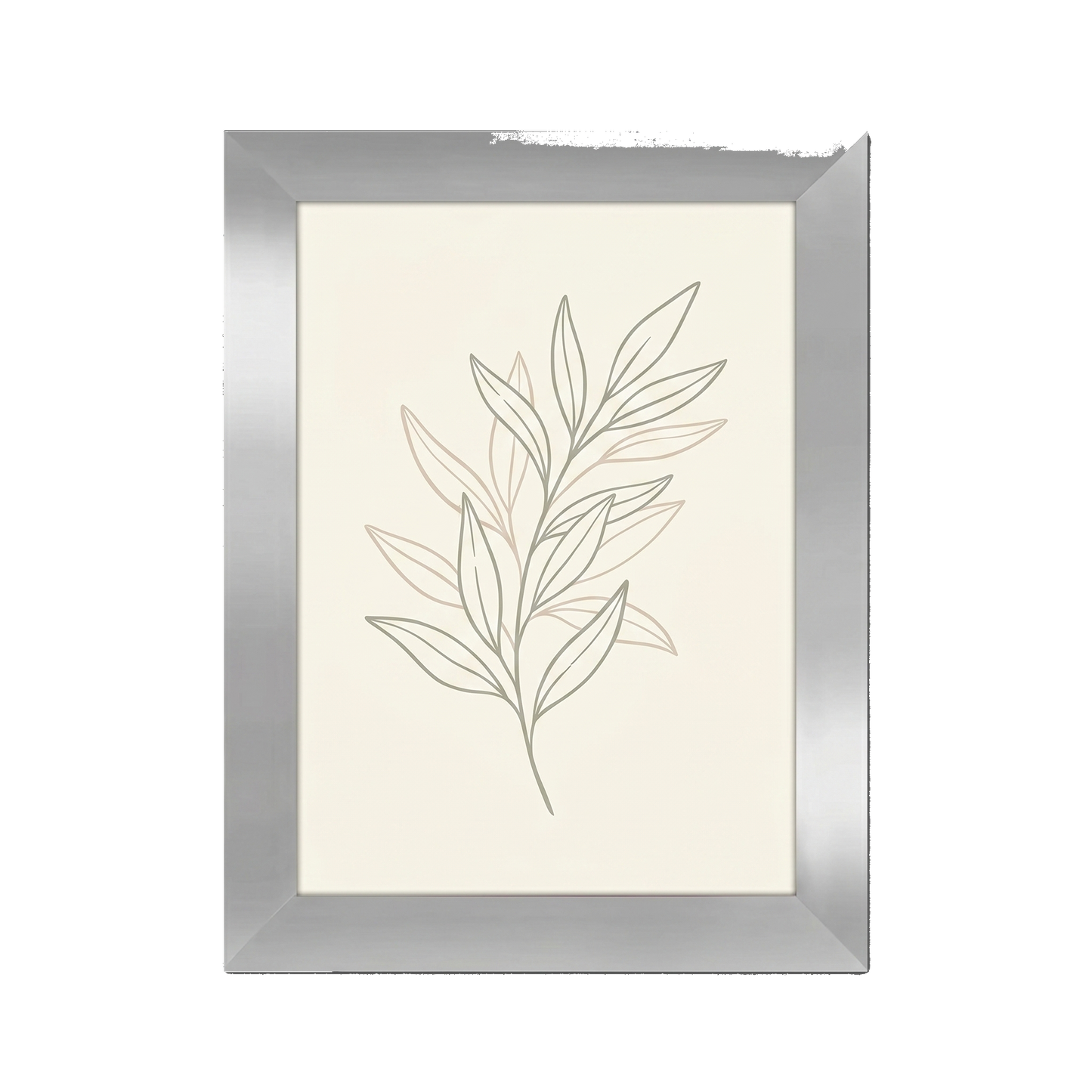 Americanflat A-Size Picture Frame Silver