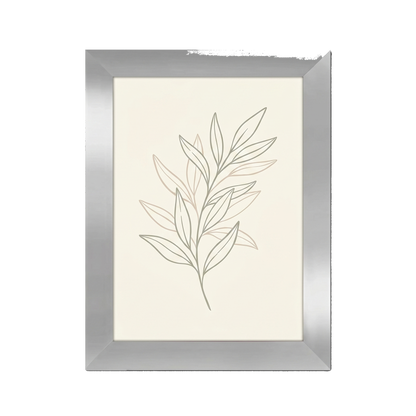 Americanflat A-Size Picture Frame Silver