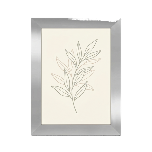 Americanflat A-Size Picture Frame Silver