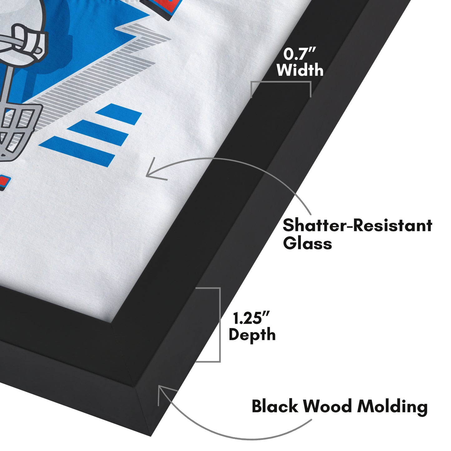 Black | T-Shirt Frame | Folding Insert Without Mat – Americanflat