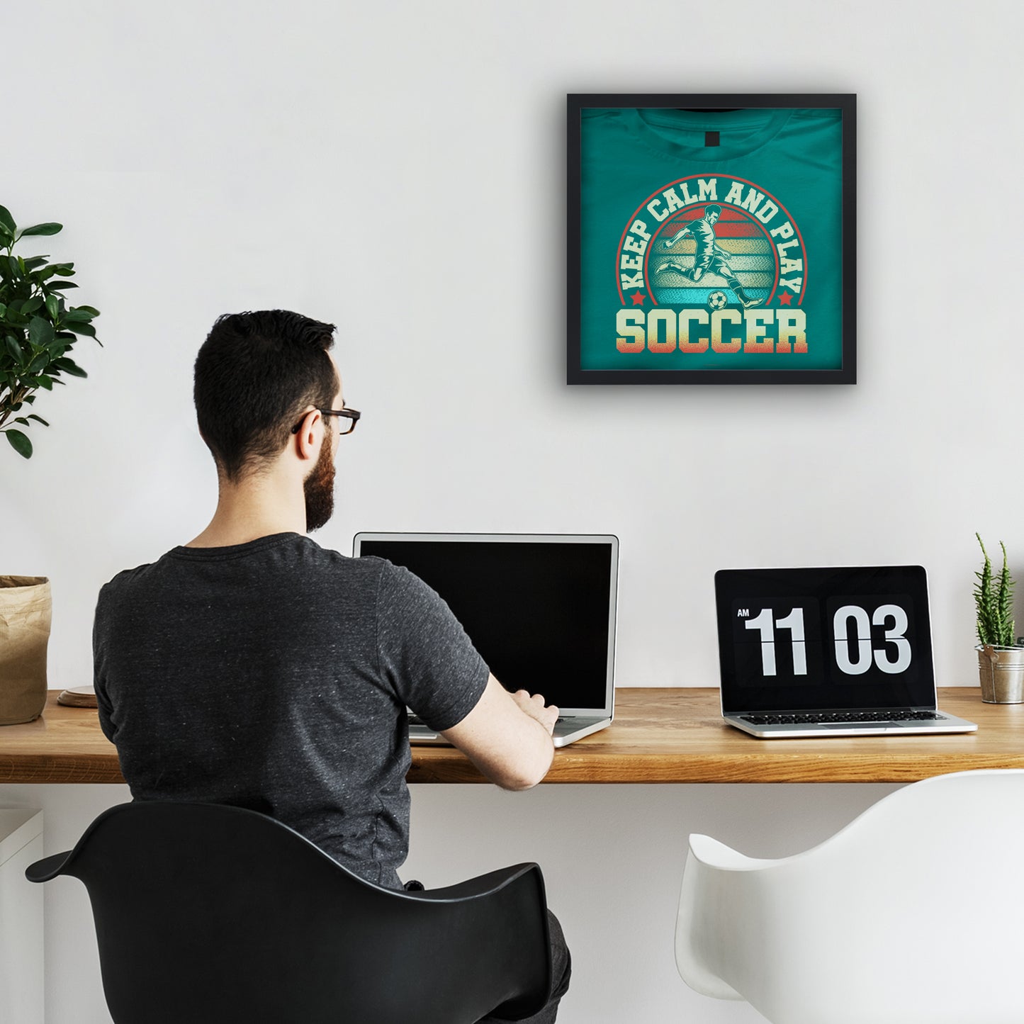 Black | T-Shirt Frame | Folding Insert Without Mat – Americanflat