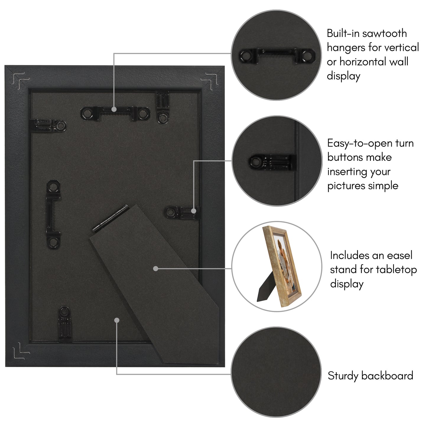 Vintage Picture Frame | Heirloom Style Without Mat – Americanflat