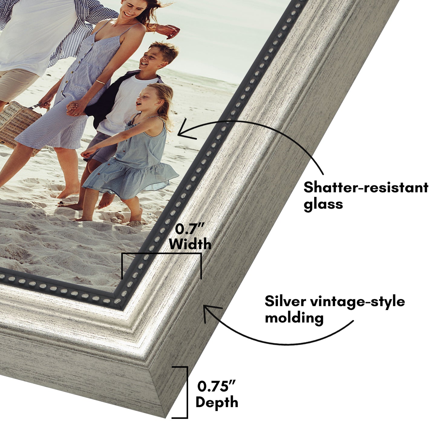 Vintage Picture Frame | Heirloom Style Without Mat – Americanflat