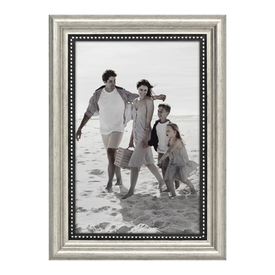 Heirloom Unmatted Picture Frame — 4x6 / Silver / Vintage frame