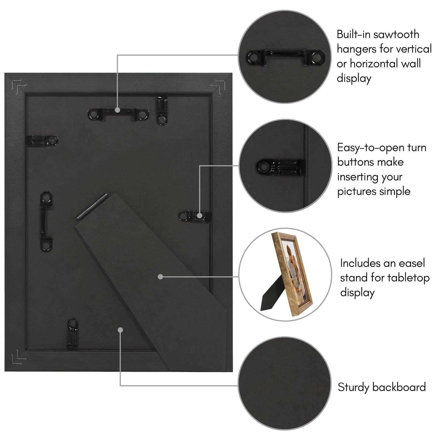 Vintage Picture Frame | Heirloom Style Without Mat – Americanflat