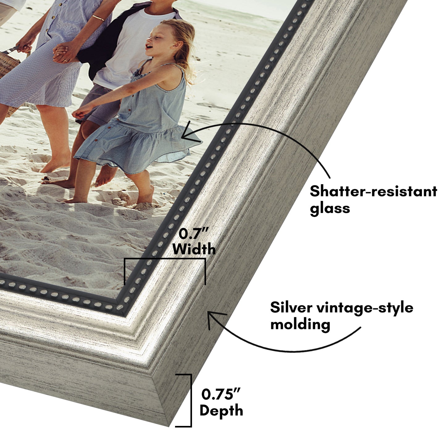 Vintage Picture Frame | Heirloom Style Without Mat – Americanflat