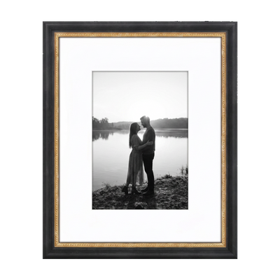 Heirloom Picture Frame — 11x14 / Black/Gold / Vintage frame