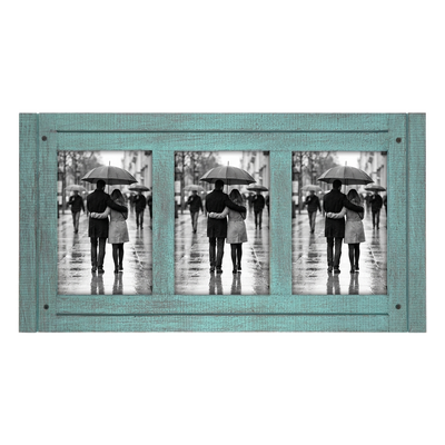 Hampton 3Option Picture Frame — 4x6 / Turquoise Blue