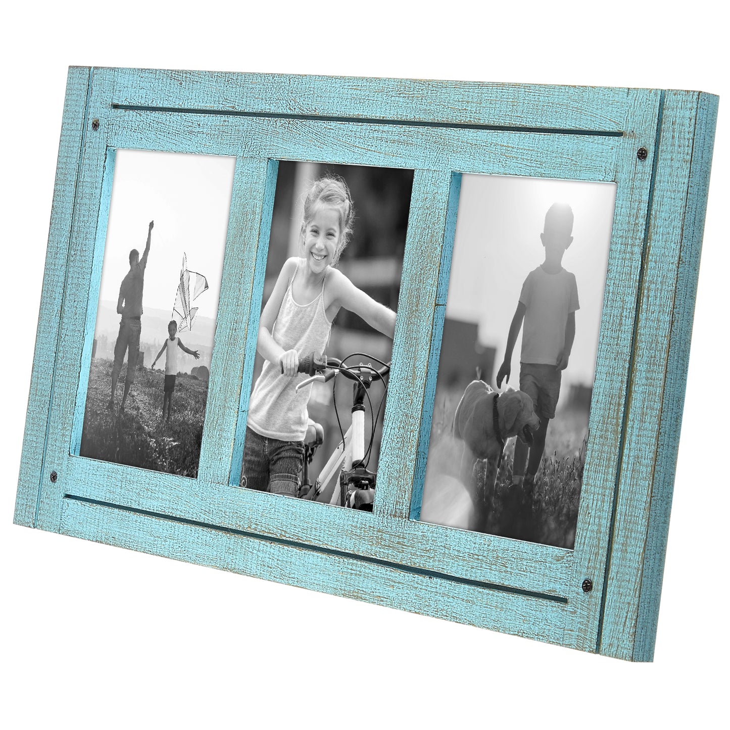 Rustic Picture Frame | Hampton Collection | Distressed Wood Molding | Modern
