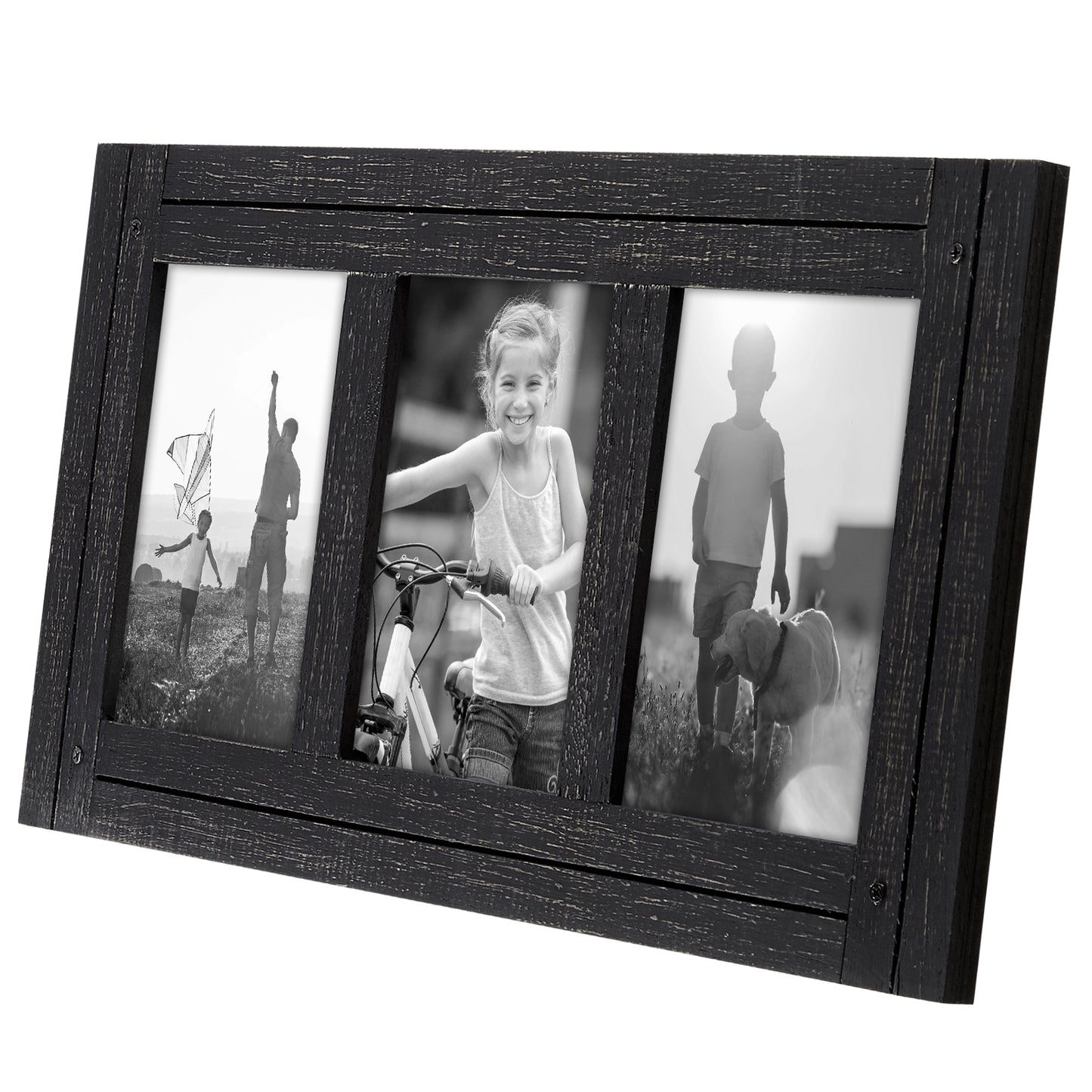 Rustic Picture Frame | Hampton Collection | Distressed Wood Molding | Modern
