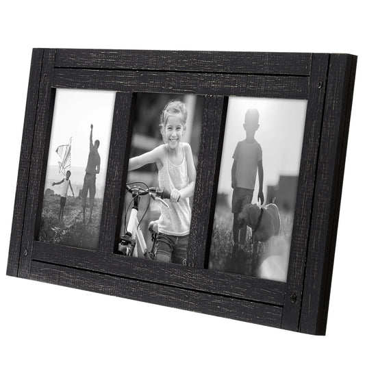 Rustic Picture Frame | Hampton Collection | Distressed Wood Molding | Modern