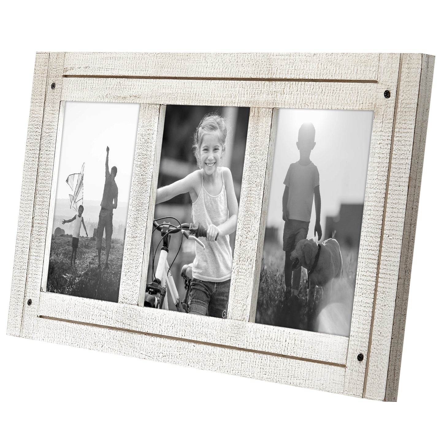 Rustic Picture Frame | Hampton Collection | Distressed Wood Molding | Modern