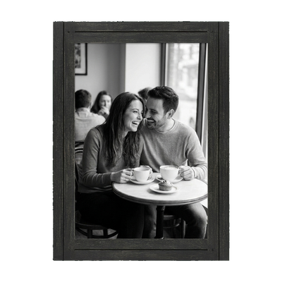 Hampton Picture Frame — 6x8 / Charcoal Black