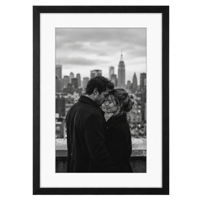 Epic Matted Poster Frame — 14x20 / Black / 11x17