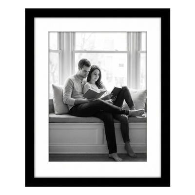 Epic Matted Poster Frame — 24x28 / Black / 20x24