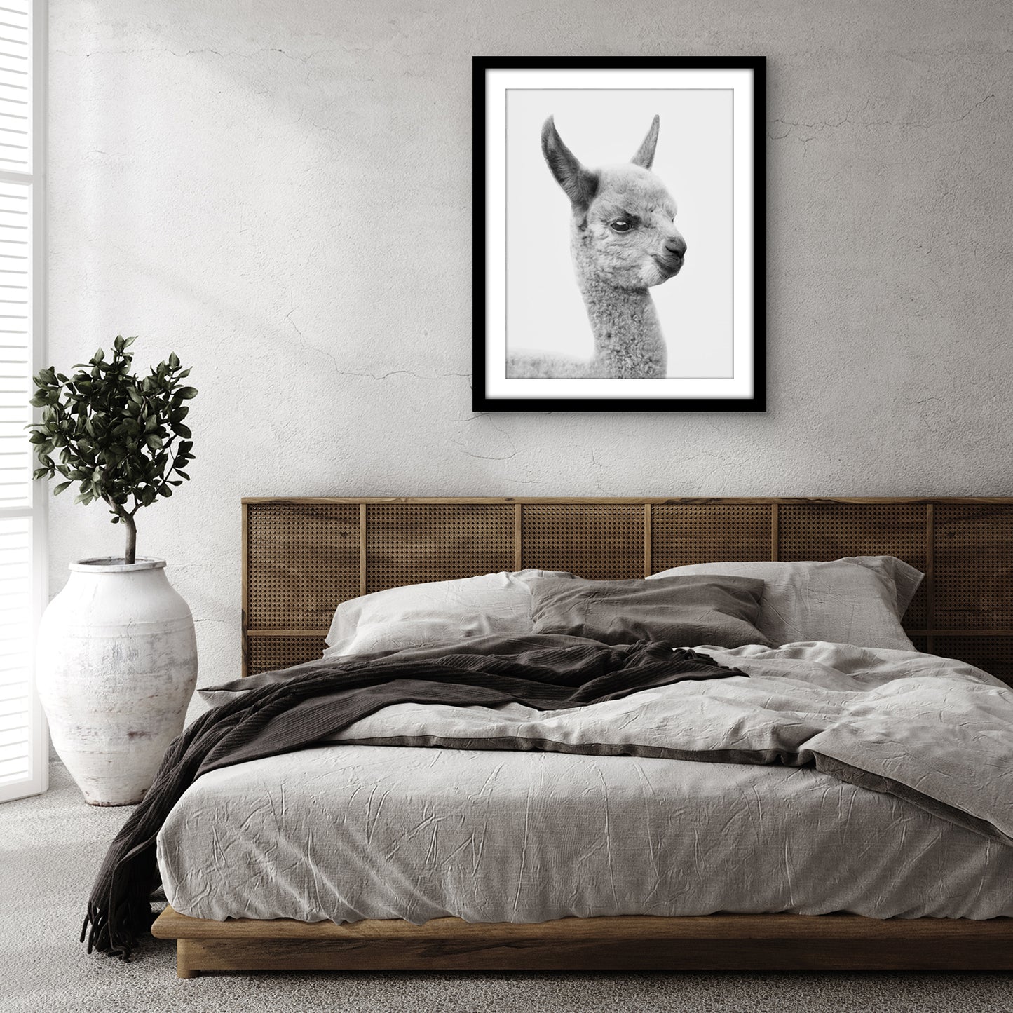 Black Picture Frame With Mat | Plexiglass Cover | Wall Display | Modern Design - Americanflat