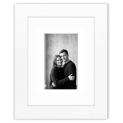Hudson Picture Frame — 6x8 / White / 3x5
