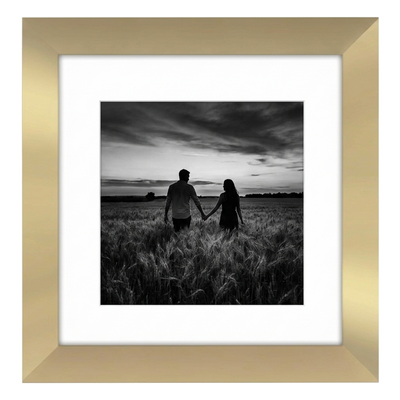 Hudson Picture Frame — 9x9 / Gold / 6x6