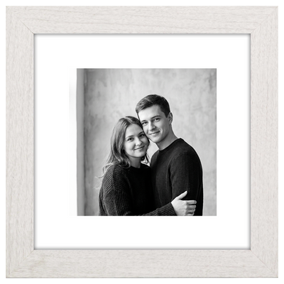 Hudson Picture Frame — 9x9 / White / 6x6