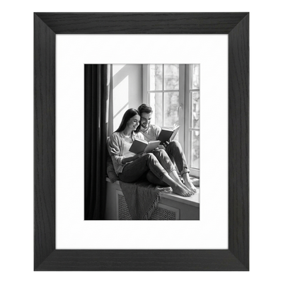 Hudson Picture Frame — 9x11 / Black / 6x8