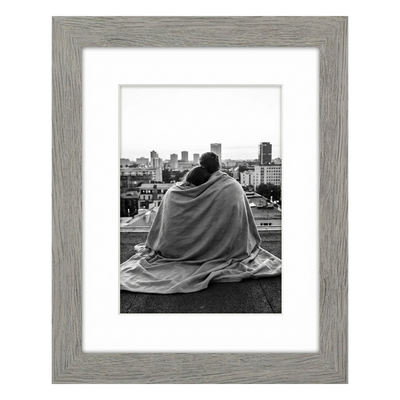 Hudson Picture Frame — 9x11 / Grey Wood / 6x8