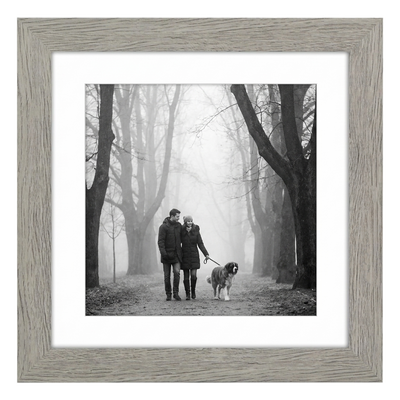 Hudson Picture Frame — 10x10 / Grey Wood / 8x8