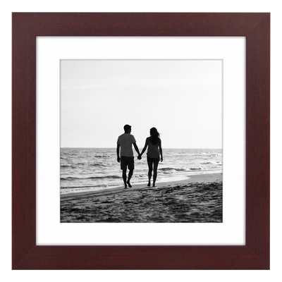 Hudson Picture Frame — 10x10 / Mahogany / 8x8