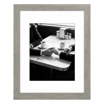 Hudson Picture Frame — 11x14 / Grey Wood / 8x10