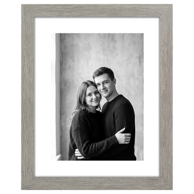 Hudson Picture Frame — 11x14 / Grey Wood / 8x11