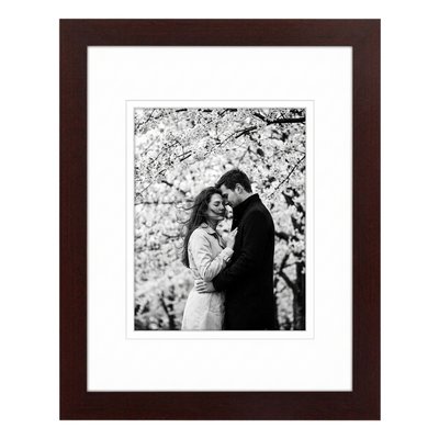 Hudson Picture Frame — 11x14 / Mahogany / 8x10