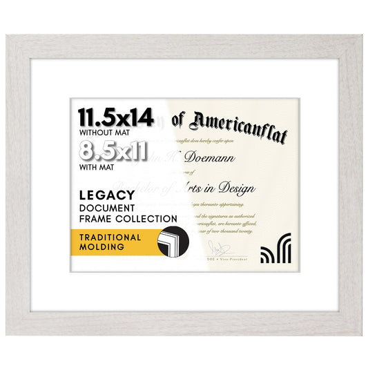Oversized Gallery Picture Frame with Mat | Hudson Collection