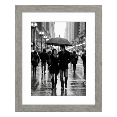 Hudson Picture Frame — 12x15 / Grey Wood / 9x12