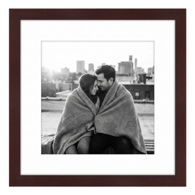 Hudson Picture Frame — 16x16 / Mahogany / 12x12