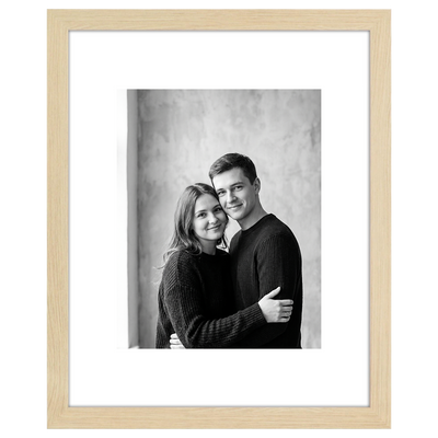 Hudson Picture Frame — 16x20 / Natural Oak / 11x14
