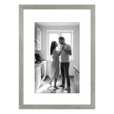 Hudson Picture Frame — 18x24 / Grey Wood / 12x18