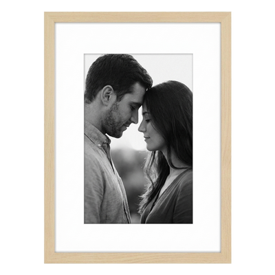 Hudson Picture Frame — 18x24 / Natural Oak / 12x18