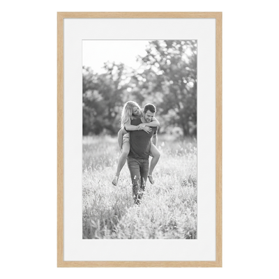 Hudson Picture Frame — 28x40 / Natural Oak / 24x36