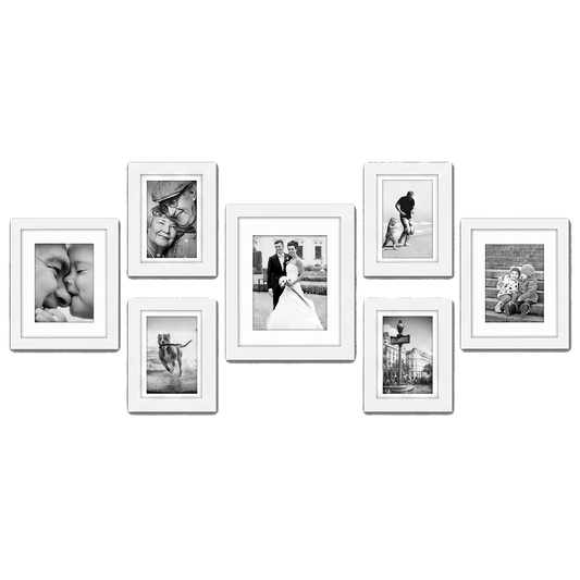 Signature Matted Gallery Wall Set White