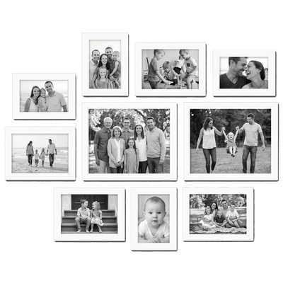 Signature Matted Picture Frame — Multi / White / 10-Pack