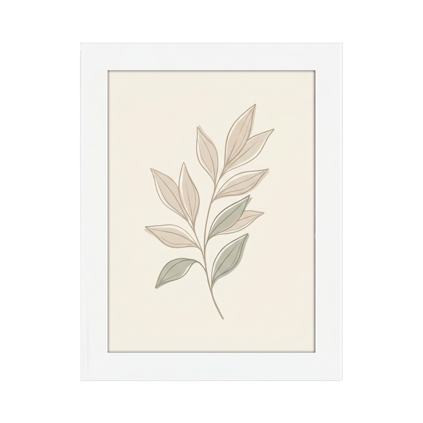 Americanflat A-Size Picture Frame White