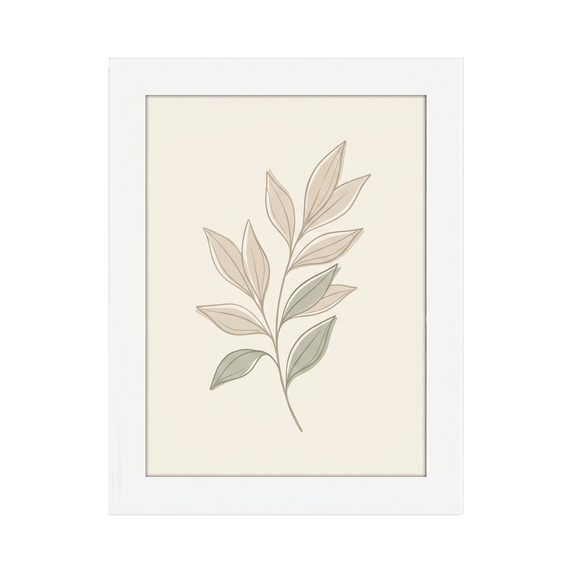 Americanflat A-Size Picture Frame White