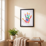 DIY Handprint Kit lifestyle single 11x14 frame no mat